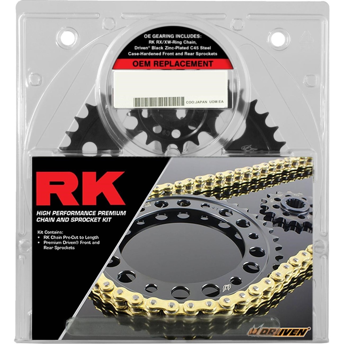 06-10 for Suzuki GSX-R600 RK Chain and Sprocket Kit Stock Natural