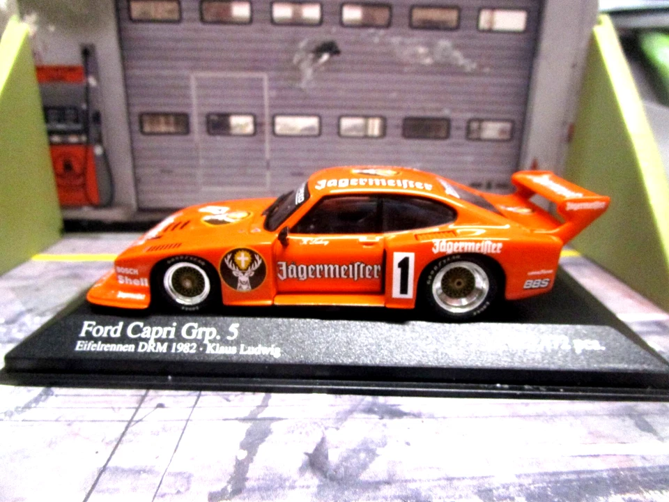 FORD Capri Turbo Gr.5 Zakspeed 1982 #1 Ludwig Jägermeister DRM Minichamps 1:43 - Bild 2 von 4