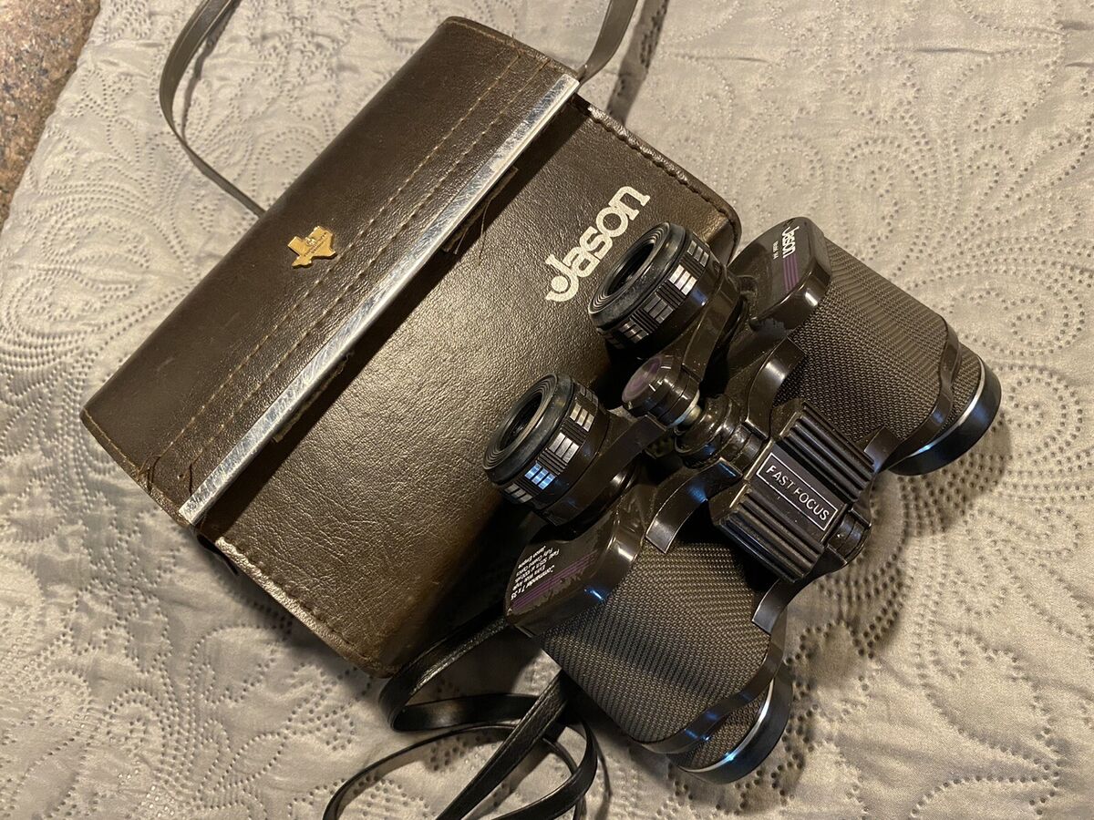 Vintage JASON BINOCULARS Model 144 7x35 EXTRA WIDE ANGLE w Vintage JASON BINOCULARS Model 144 7x35 EXTRA WIDE ANGLE w