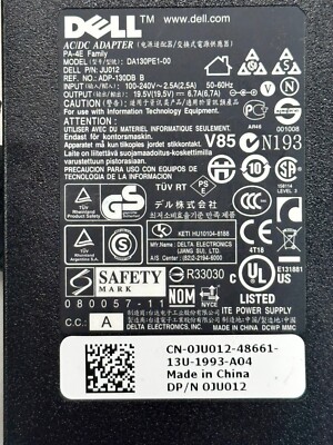 Dell 130W EREDETI Laptop Töltő AC Adapter 19,5V 6,7A PA-4E D - Foto 4