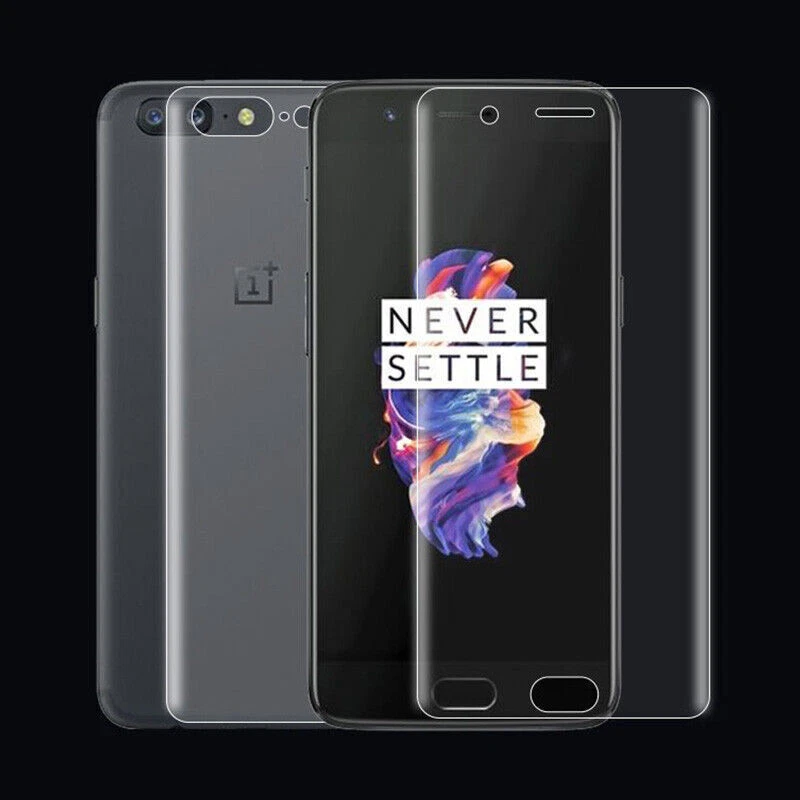 Front Back Full Cover Soft Film For Oneplus 7T Pro 6 5T 3T Screen Protector Lot - Image 4 of 4