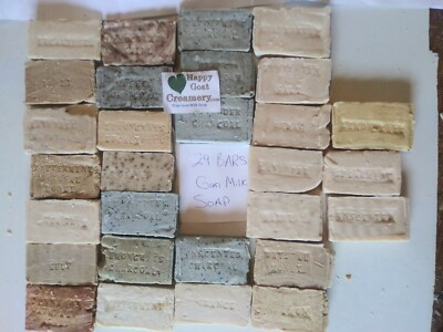 #ad #ad 29 BARS GOAT MILK SOAP HAPPY GOAT CREAMERY SIMPLE BASIC SOAP CHEAP FREE SHIPPING $52.01