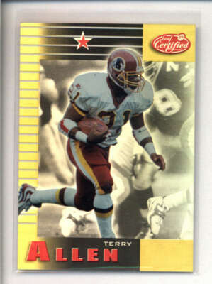 TERRY ALLEN 1999 LEAF CERTIFIED #71 MIRROR GOLD #23/45 AK7215