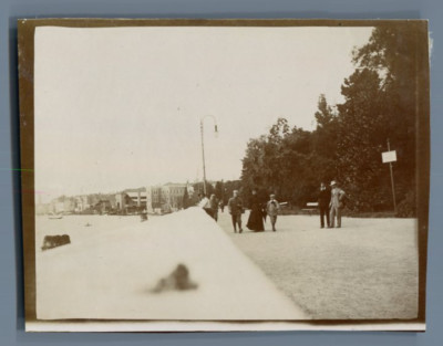 Tirage Citrate Vélo Vintage - 10x14 Cm - Circa 1895 - Photographie Ancienne