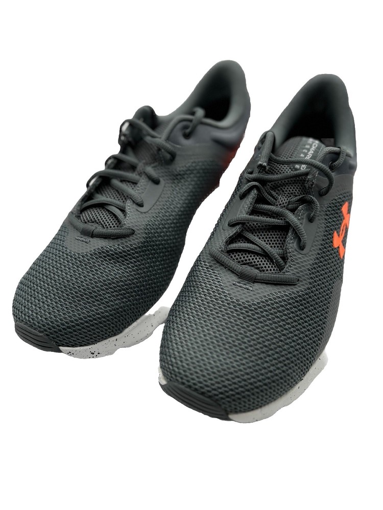 Under Armour Men's Charged Escape 4-Grey-Orange Running Shoes Sz 11 4E X-WIDE