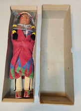 Vintage 1940's SKOOKUM Bully Good The Great Indian Character Doll 15"  4068