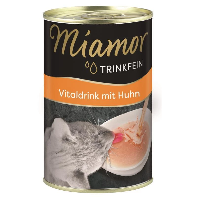 Miamor Trinkfein Vitaldrink mit Huhn | 24x 135ml für Katzen