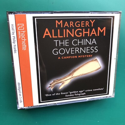 Margery Allingham THE CHINA GOVERNESS Murder Mystery Audiobook 3CD Philip Franks