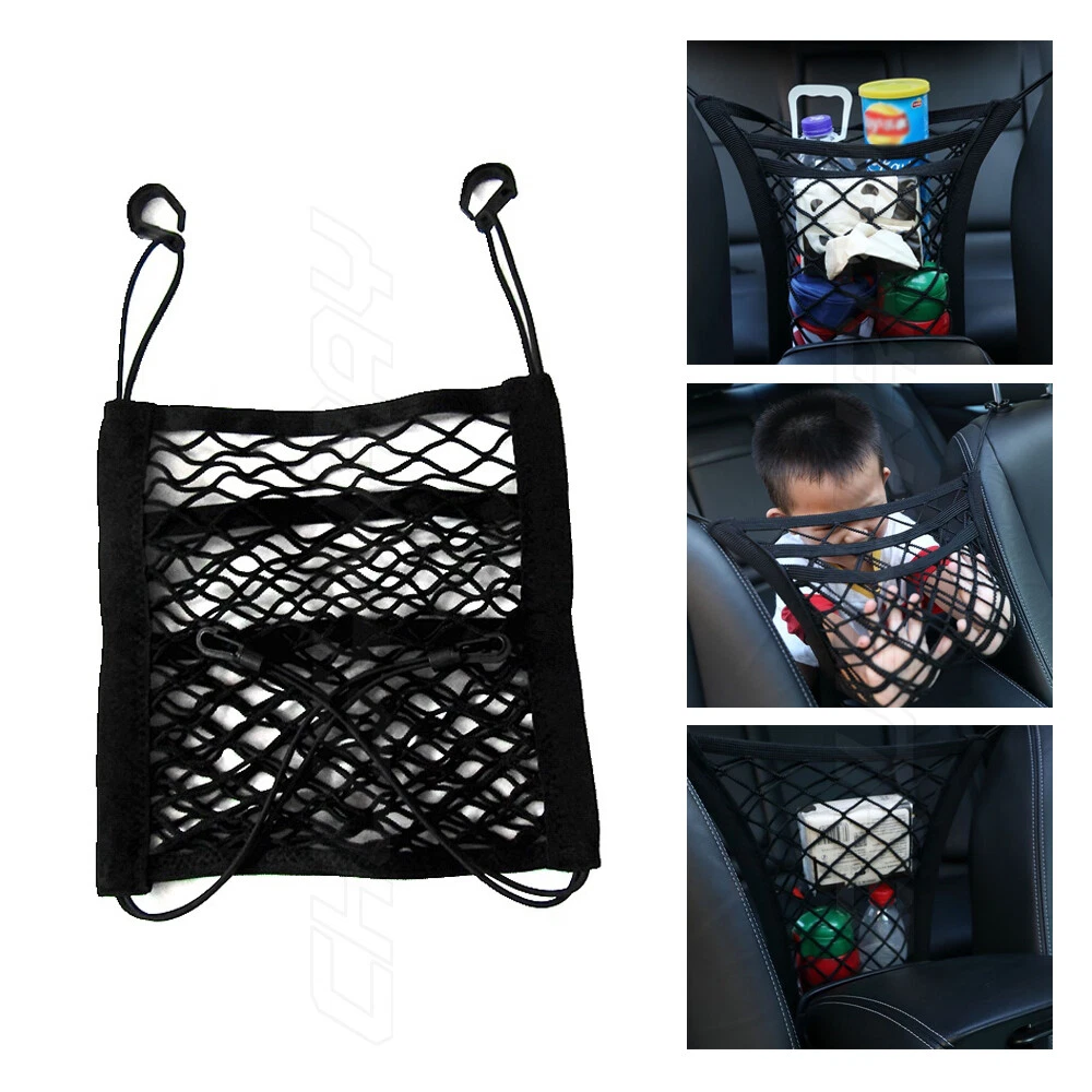 3 Layer Mesh Car Seat Hanging Bag Pocket Storage Net For Vauxhall