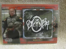 BOOK OF BOBA FETT Commemorative Patch RED RELIC CARD 33/99 TOPPS 2022 STAR WARS