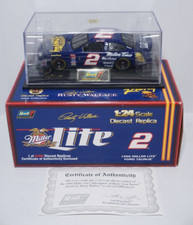 1998 RUSTY WALLACE MILLER LITE ADVENTURES OF RUSTY 1/24 DIECAST BY REVELL
