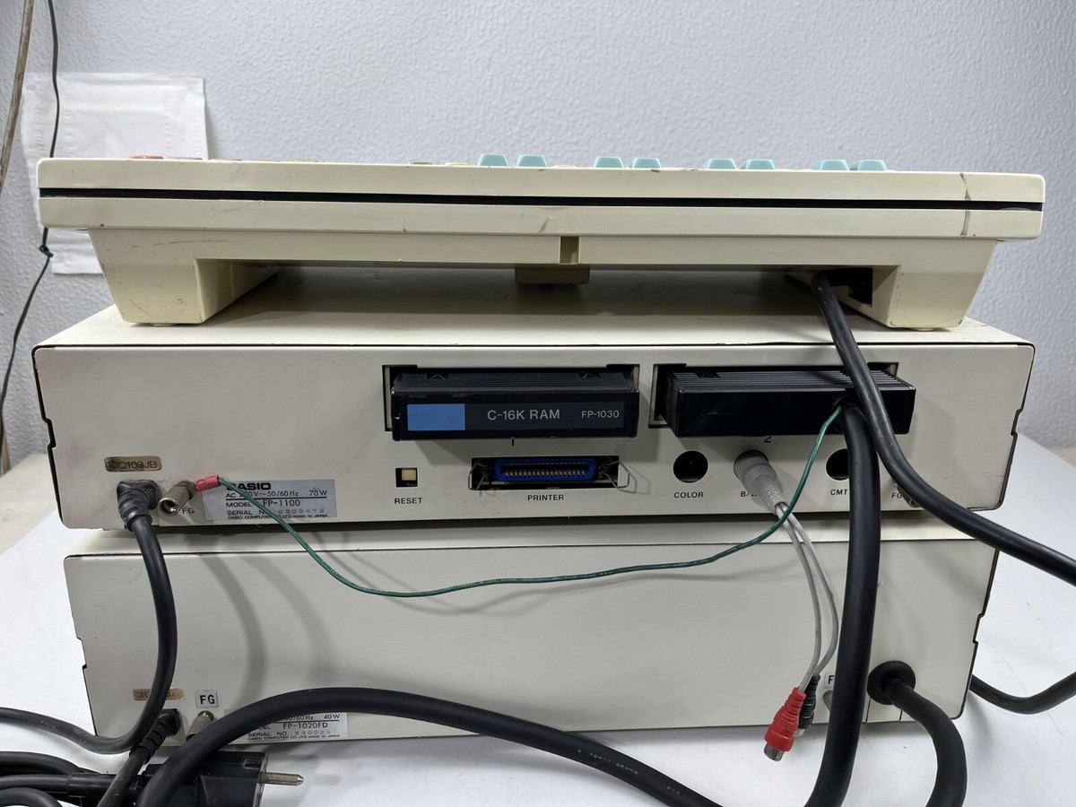昭和レトロ【CASIO FP-1100】激レアなパソコン FP1100 - 隠れた名機 カシオのPC｜kzn