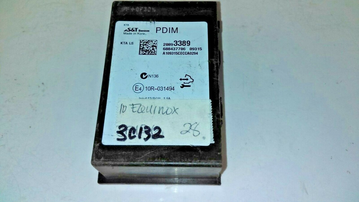 2010 Chevrolet Equinox multimedia control module 20893389 | eBay