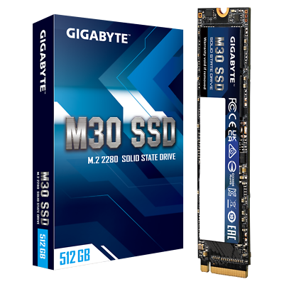 Emigrere Postimpressionisme Få NEW Gigabyte SSD 512GB M30 M.2 2280 PCI-E 3.0X4 NVMe 3D NAND Solid State  Drive | eBay