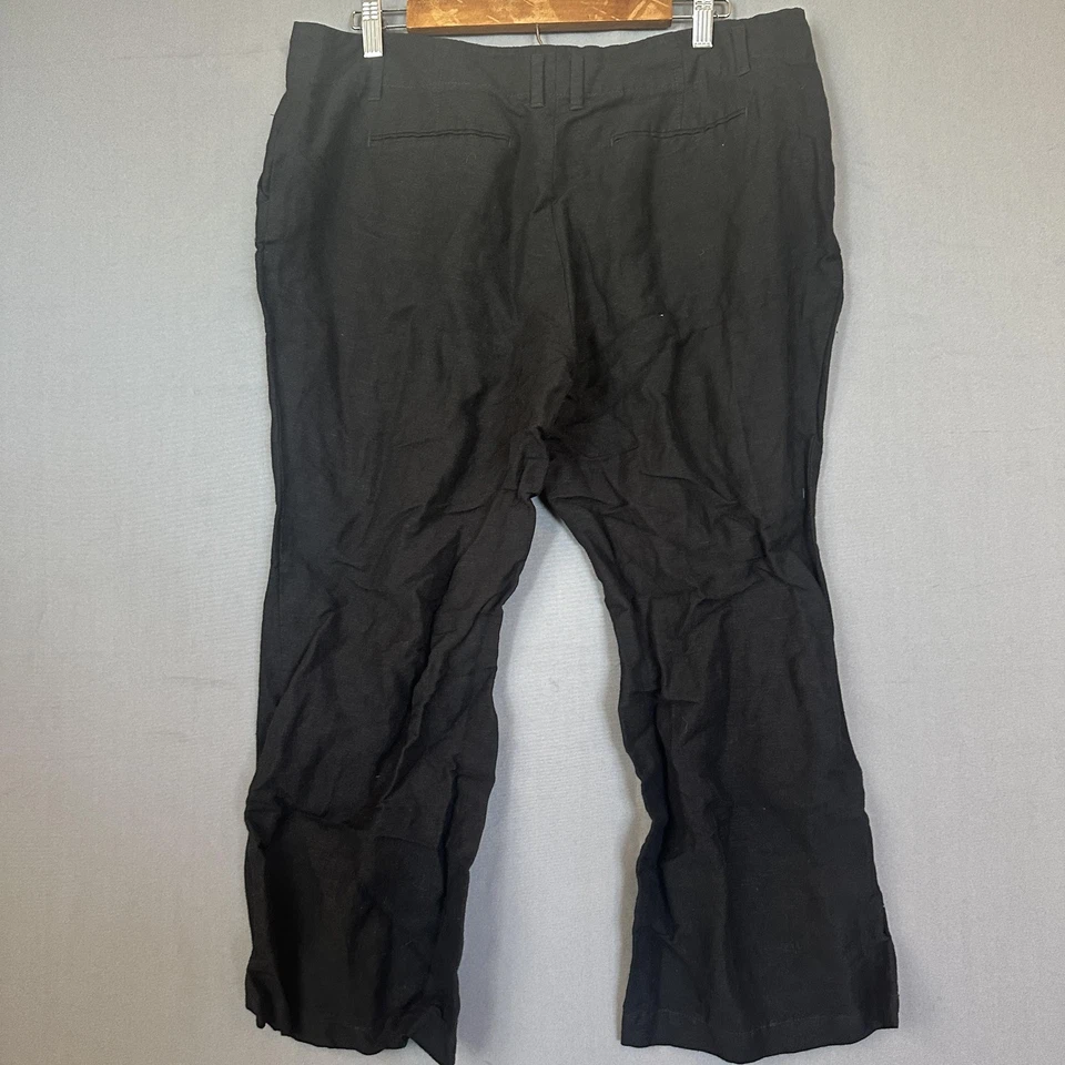 Ann Taylor Factory Pants Womens 14P Black Signature Petite Dress Work Trousers - Image 2 of 4