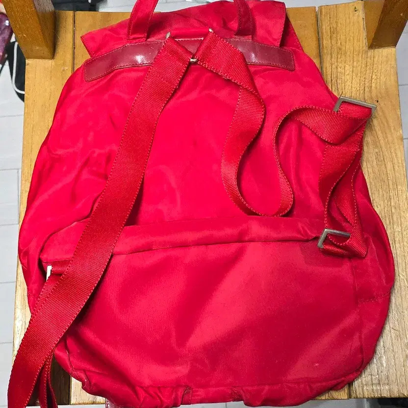 Prada Pocono Red Nylon Mini Backpack thumbnail 3