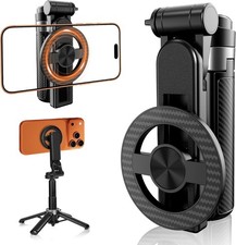 Tripod for iPhone, 3-in-1 Magnetic Pocket Selfie Stick Tripod with Remote, 36...