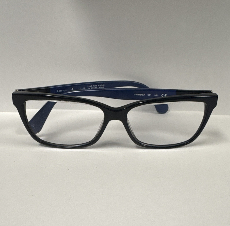 kate spade NEW YORK CAMBERLY D51 140 Full Rim Black Rectangular 51-140. #61