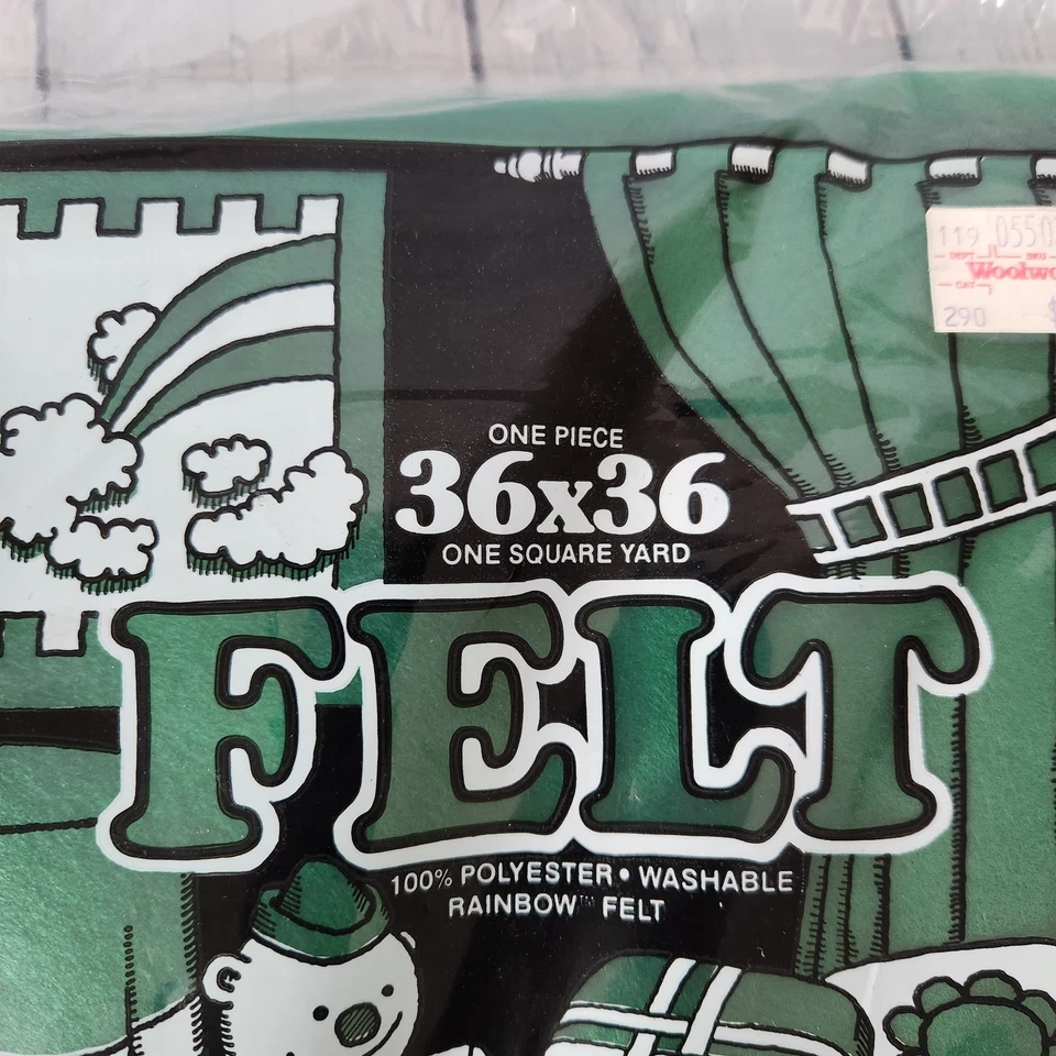 Woolworths Green Christmas Felt 1 Square Yard by S. H. Kunin Felt Company  - Image 3 of 4