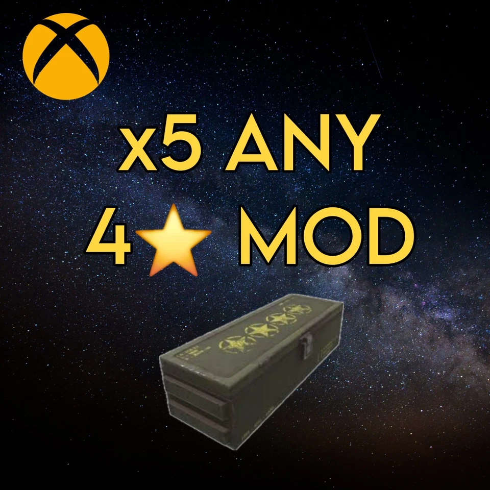 Fallout 76 - x5 Any 4⭐️ Mods (XBOX)