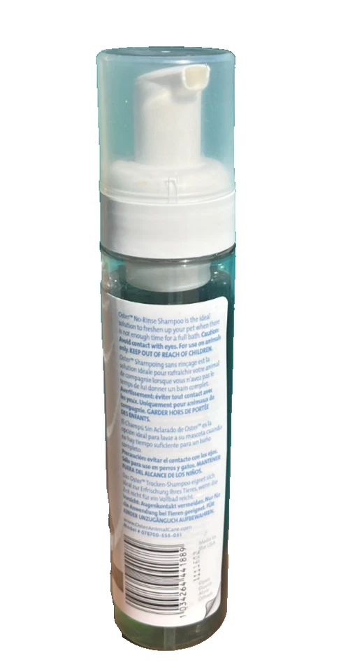 Champú Oster sin enjuague para perros primavera fresca 237 ml DOS por UNO Foto 3 de 4