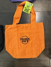 Trader Joe's 🎃Trick Or Treat🎃 Canvas Tote Bag  *Limited Edition*