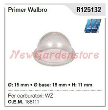 Carburateur WALBRO ORIGINALE WZ Pour Débroussailleuse Motoscie R125132