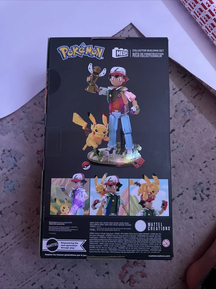 Pokemon Mega Collector Building Set-Ash & Pikachu : Path To Victory. - Image 2 of 4