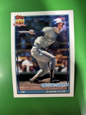 1991 Topps Junior Felix Toronto Blue Jays  #543
