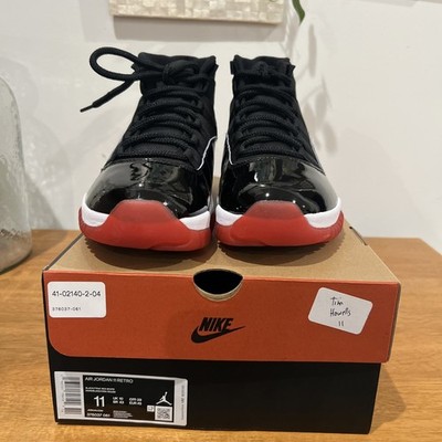 Nike Air Jordan 11 Retro Bred 2019 Men's Size 11 Black/Red
