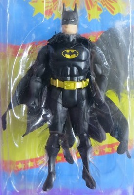 MCFARLANE SUPER POWERS BLACK BATMAN BAT-MAN LOOSE DC Universe DCU Figure 4'' 5''