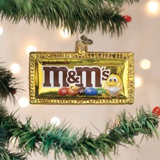 Old World Christmas Peanut M M's Glass Blown Ornament for Christmas Tree