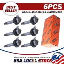 6pcs DG549 Engine Ignition Coil Direct Fit for Ford Lincoln 3.5L Ecoboost UF646
