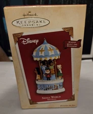Hallmark 2004 Ornament Walt Disney Small World Windup Music and Movement MIB