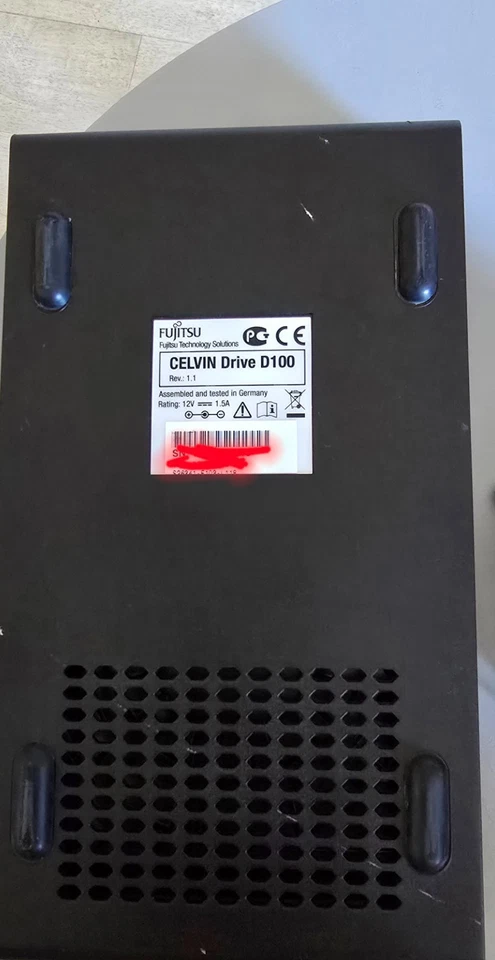 Fujitsu CELVIN Drive D100 schwarz USB 3.0 extern 2TB - Bild 2 von 3