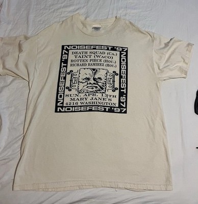 RARE Vintage 1997 Richard Ramirez Taint Death Squad Power Electronics noise Tee