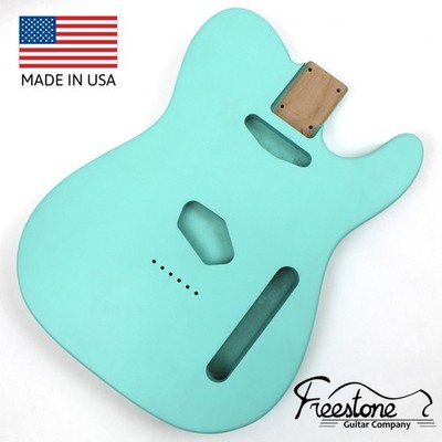Guitar Body -T-Style- Alder - Seafoam Green -Matte Finish Fits Fender Telecaster