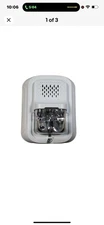 System Sensor P2WL-P Horn Strobe, Wall Mount, No Marking, White, Clear Lens