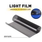 12" x 72" Light Smoke Gloss Vinyl Tint Film Headlight Taillight Fog Light Cover