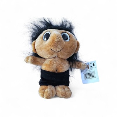 Wildhaar Plüschpuppe mit Shorts 19 cm Stofftier Puppe Neu mit Etikett toll   in schwarz