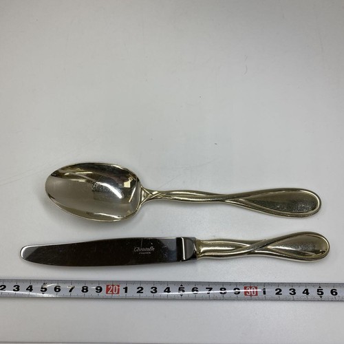 Christofle Pearl Cutlery Set 16 Pieces Silver Plated Flatware Vintage Tableware - Picture 11 of 18