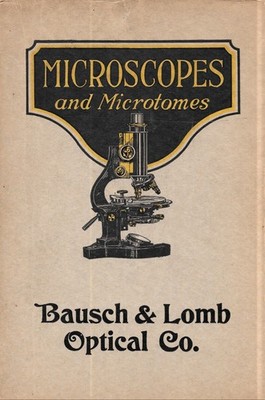 ''MICROSCOPES, MICROTOMES and ACCESSORIES'' CATALOG - 1922