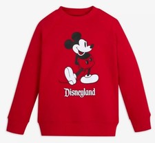 Disney - Red Mickey Mouse Classic Sweatshirt - Unisex Adults - S
