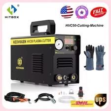 USA 50Amp HF Touch Pilot Arc Cutting Machine Plasma Cutter& Quick Air Connector