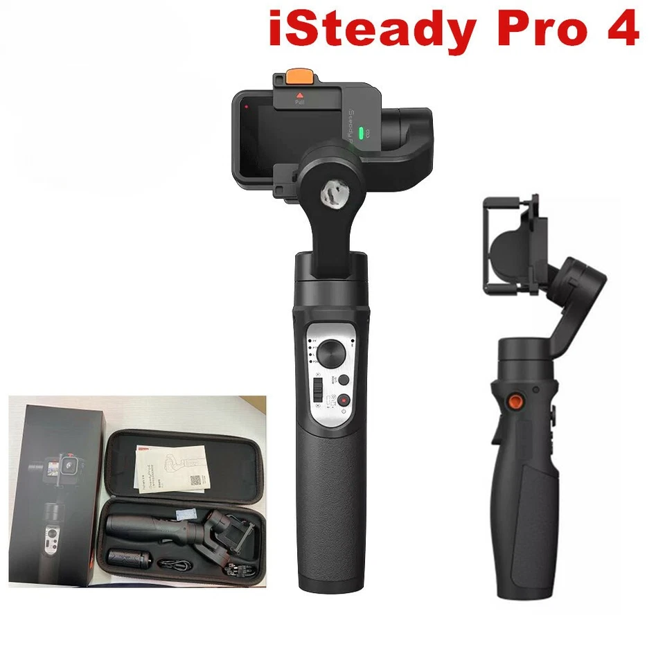 Hohem iSteady Pro 4 3-Axis Gimbal Stabilizer for GoPro 13/12/11/9/8/7/6 DJI Osmo - Image 2 of 4