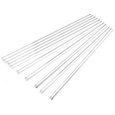 10pcs 300mm Long Borocilicate Glass Tubes tubing 10x300mm 10pcs, Clear