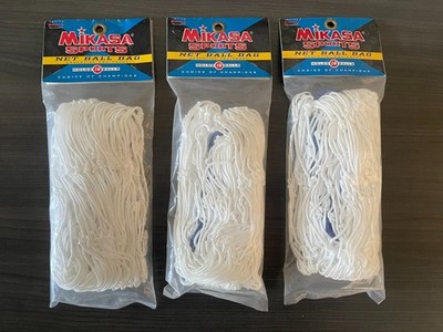 Mikasa Mesh Ball Bag - Basketball - Volleyball -Waterpolo ''MBB'' Lot of 3