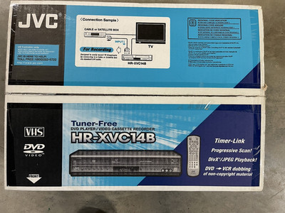 JVC HR-XVC14B DVD Player/Video Cassette Recorder,  Excellent Condition 