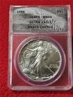 1988 American Silver Eagle ASE DOLLAR ANACS MS 69                    #T2665