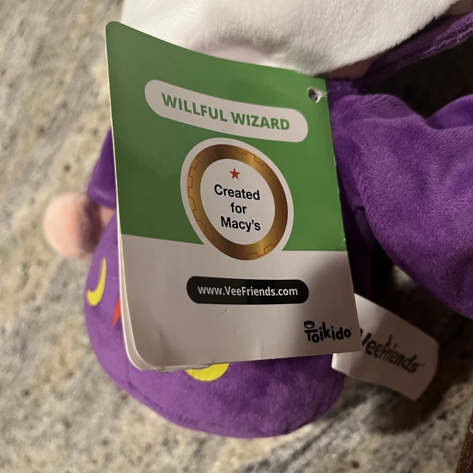 VeeFriends Willful Wizard Collectible 10″ Plush Toy Gary Vee Vanyerchuk NWT New - Image 4 of 4